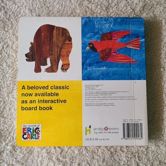 5/$30 piddy books Brown Bear, Brown Bear Slide and Find Hardcover Book - Picture 3 of 3